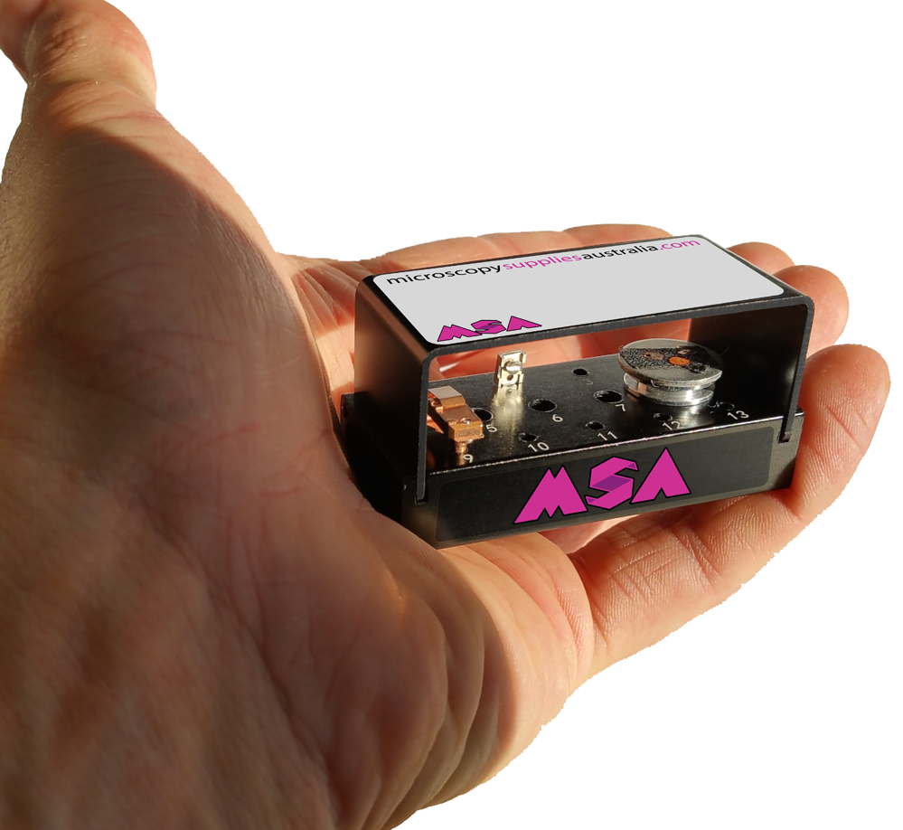 MSA APT/SEM Sample Rack Microscopy Supplies Australia