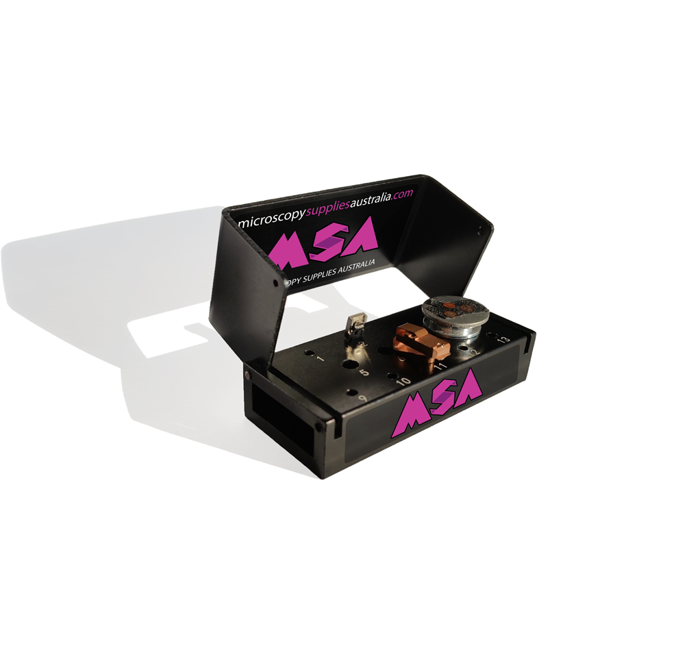 MSA APT/SEM Sample Rack Microscopy Supplies Australia